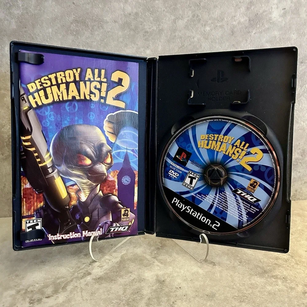 Destroy All Humans 2 PlayStation 2 PS2 Complete w/ Manual CIB Tested